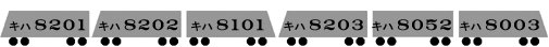 キハ8000系組成