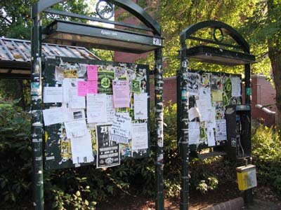 学生用の掲示板